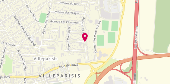 Plan de MYR Ambulances, 32 Avenue de Berny, 77270 Villeparisis