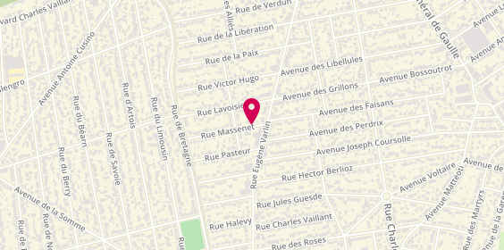 Plan de Ambulances Doria, 6 Rue Massenet, 77270 Villeparisis