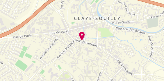 Plan de Les Ambulances de Claye, 17 Rue de Verdun, 77410 Claye-Souilly