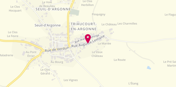 Plan de Allo Ambulances d'Argonne, 20 Rue Auguste Lemaire, 55250 Seuil-d'Argonne