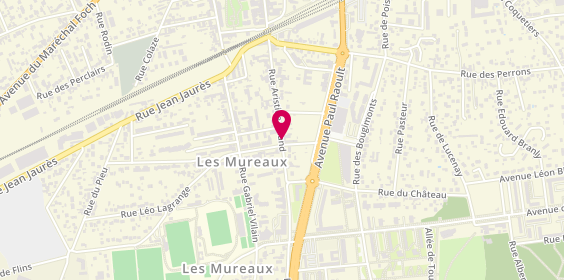 Plan de SAS Ambulances Volontaires, 67 Rue Aristide Briand, 78130 Les Mureaux