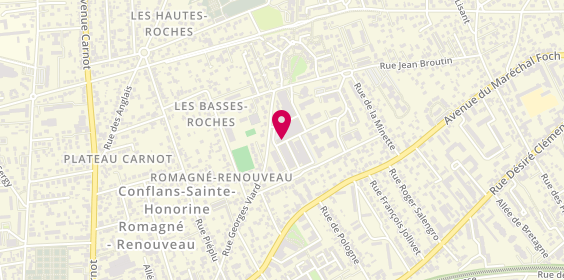Plan de Les Ambulances Vival, 9 Rue du Renouveau, 78700 Conflans-Sainte-Honorine