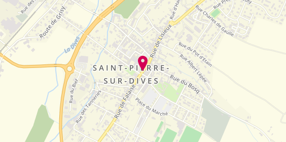 Plan de SAS Assist Ambulances Lecousin, 28 Rue de Falaise, 14170 Saint-Pierre-sur-Dives