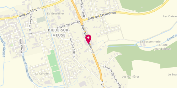 Plan de Lorr'Ambulance, 46 Rue du Rattentout, 55320 Dieue-sur-Meuse