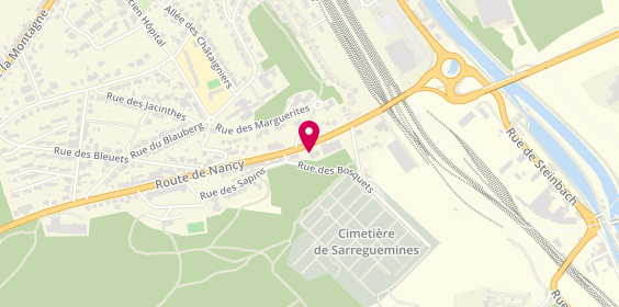 Plan de Massing Inter Services, 1 Route de Nancy, 57200 Sarreguemines