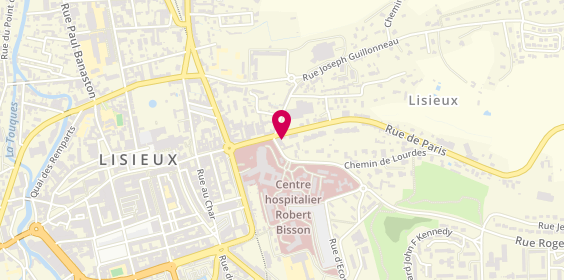 Plan de Jussieu Secours Lisieux, 3 Rue Roger Aini, 14100 Lisieux