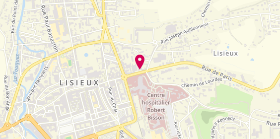 Plan de Ambulances Guyet, 27 Rue de Paris, 14100 Lisieux