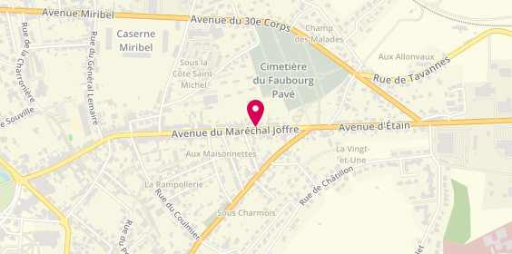 Plan de Bechamp Lollier, 97 Avenue du Marechal Joffre, 55100 Verdun