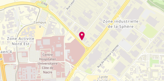 Plan de SAS Ambulances de Nuit, Boulevard Henri Becquerel, 14200 Hérouville-Saint-Clair