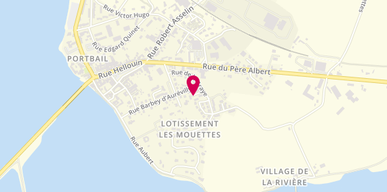 Plan de Les Ambulances Pillet, 43 Rue de Graye, 50580 Portbail