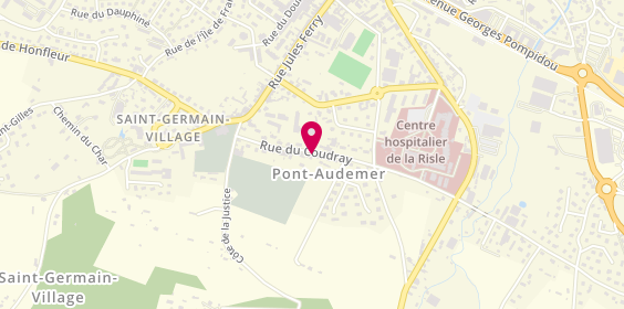 Plan de SARL Ambulances de la Risle, Saint Germain Village
174 Chemin de la Roquette, 27500 Pont-Audemer