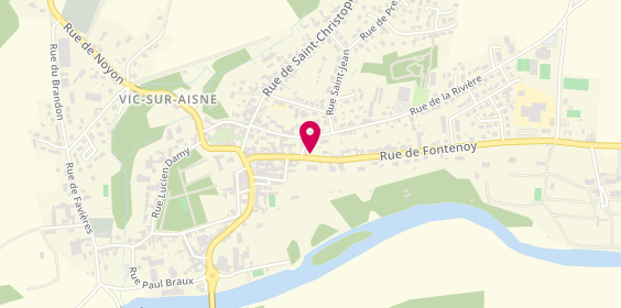 Plan de Ambulances Nouvelles Favier, 55 Rue de Fontenoy, 02290 Vic-sur-Aisne