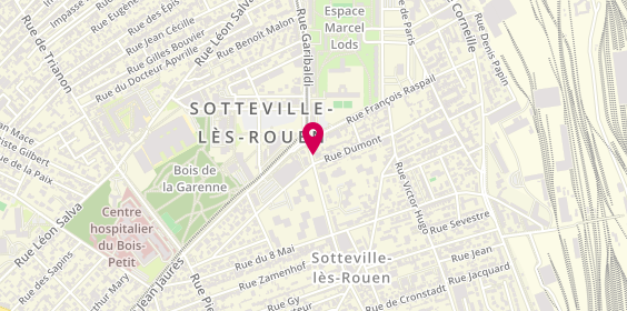 Plan de Ambulances Madrillet, 43 Rue Pierre Mendès France, 76300 Sotteville-lès-Rouen