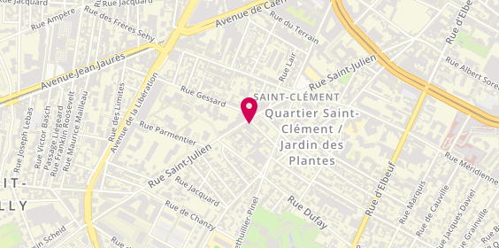 Plan de La Centrale Ambulances, 191 Rue Saint-Julien, 76100 Rouen