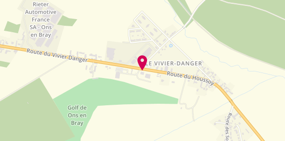 Plan de Renaud Ambulances, Zone Industrielle Artisanale
670 Route du Vivier Danger, 60650 Ons-en-Bray