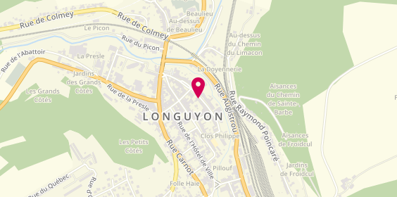 Plan de Longuyon Ambulances, 38 Rue du Marechal Foch, 54260 Longuyon