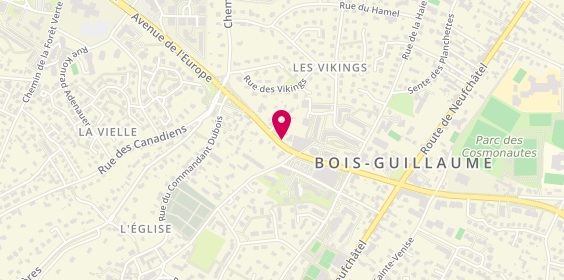 Plan de Europe Ambulances, 394 Rue de la Republique, 76230 Bois-Guillaume