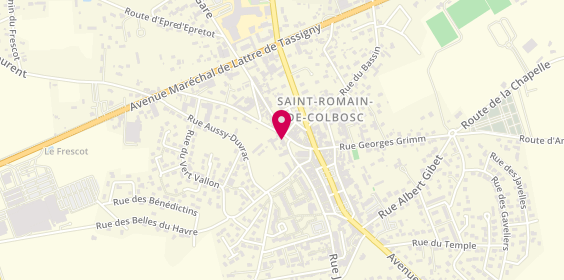 Plan de Saint Romain Ambulances Fillastre Patr, 39 Rue Sylvestre Dumesnil, 76430 Saint-Romain-de-Colbosc