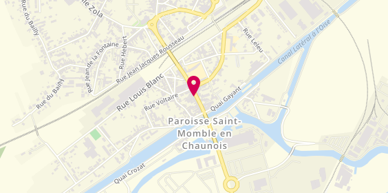 Plan de Accès Ambulance Bruno, 116 Rue de la Chaussee, 02300 Chauny