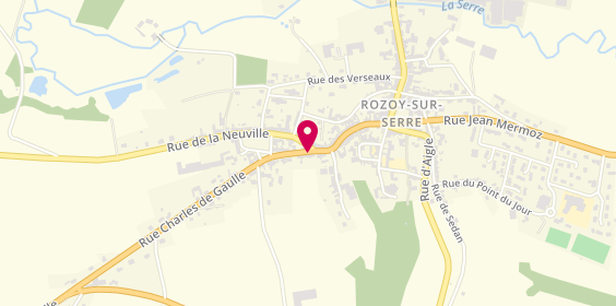 Plan de Ambulance Laval, 213 Rue Charles de Gaulle, 02360 Rozoy-sur-Serre