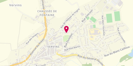 Plan de Ambulances Taxi Sainte-Anne, 50 Rue Porte des Champs, 02140 Vervins