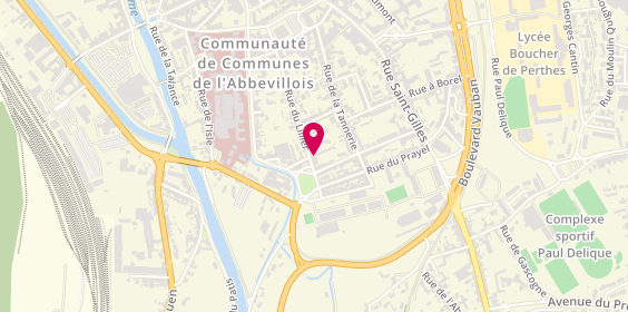 Plan de Lambulance, 93 Rue du Lillier, 80100 Abbeville