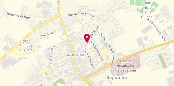 Plan de Central Ambulances, Résidence des Remparts
9 Ter Rue de Douai, 62450 Bapaume