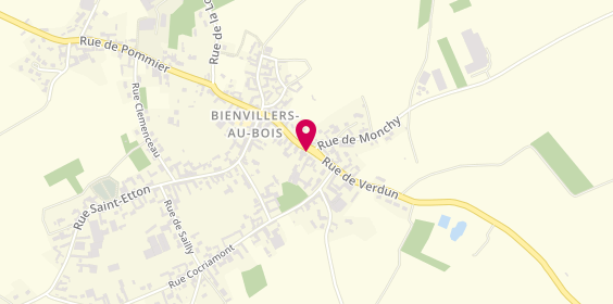 Plan de Ambulances Bienvillers, 20 Rue de Verdun, 62111 Bienvillers-au-Bois