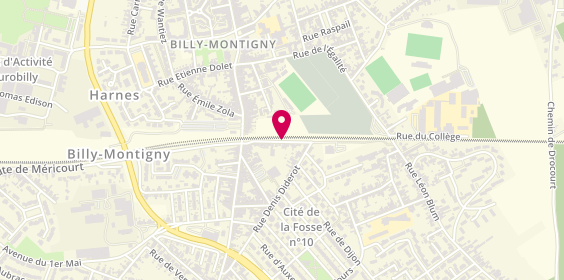 Plan de Lambulance Billy Montigny, 19 Rue de Tournai, 62420 Billy-Montigny