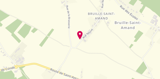 Plan de Ambulance des Quatre Vents, 610 Rue Neuve, 59199 Bruille-Saint-Amand