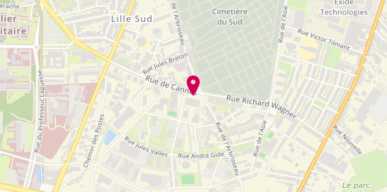 Plan de Allo Ambulances, Rue de Cannes 62/6, 59000 Lille