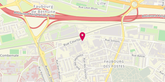 Plan de ABC Ambulances, 8 Rue Courtois, 59000 Lille