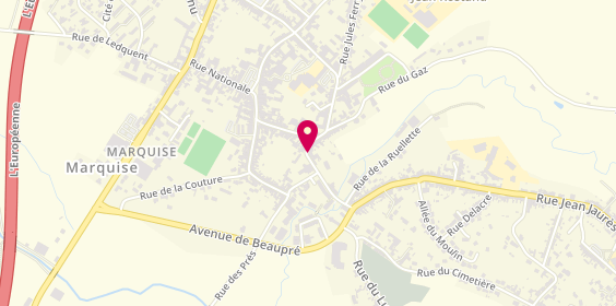 Plan de Littoral Ambulances CAPAMBULANCES, 9 Rue Verdun, 62250 Marquise